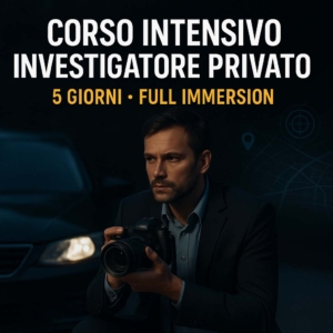 corso 5 giorni investigativo